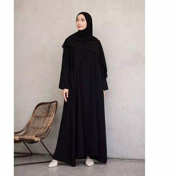 Terupdate LZJ42 Baju Gamis Abaya Arab Hitam / Gamis Abaya Turkey / Gamis Abaya /Abaya Hitam Polos /
