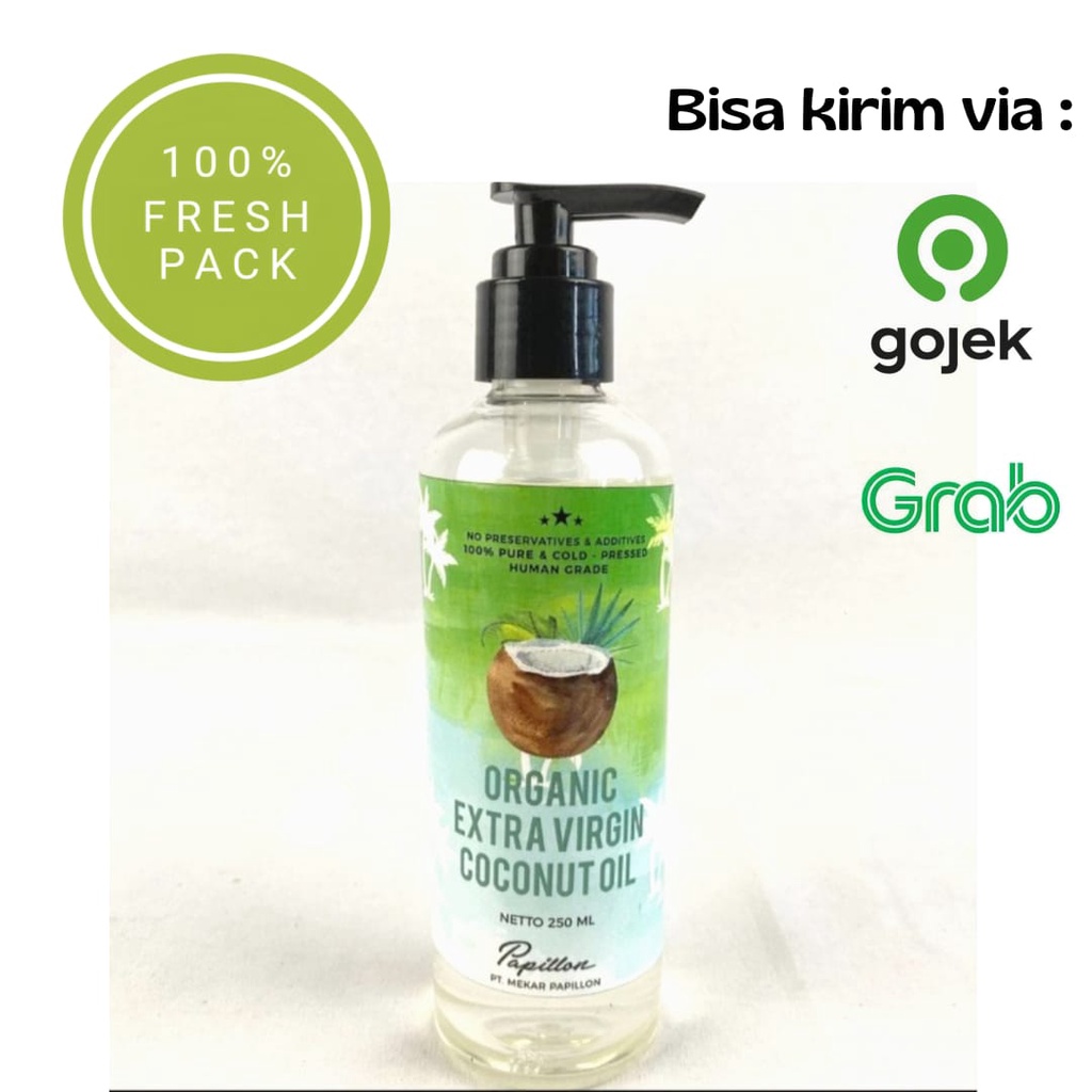 VCO papillion/Virgin coconut oil papillon / VCO/ coconut oil hewan (250ml)