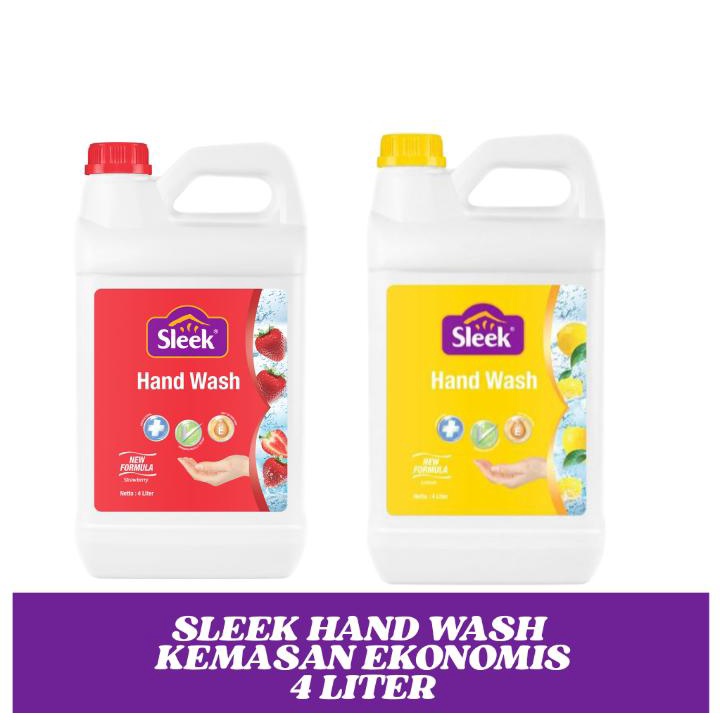 sleek hand wash 4 liter