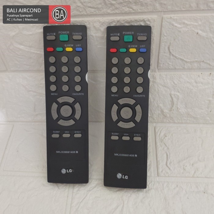 Remote Remot TV Tabung LG MKJ339881406 Black Pearl Slim Flat