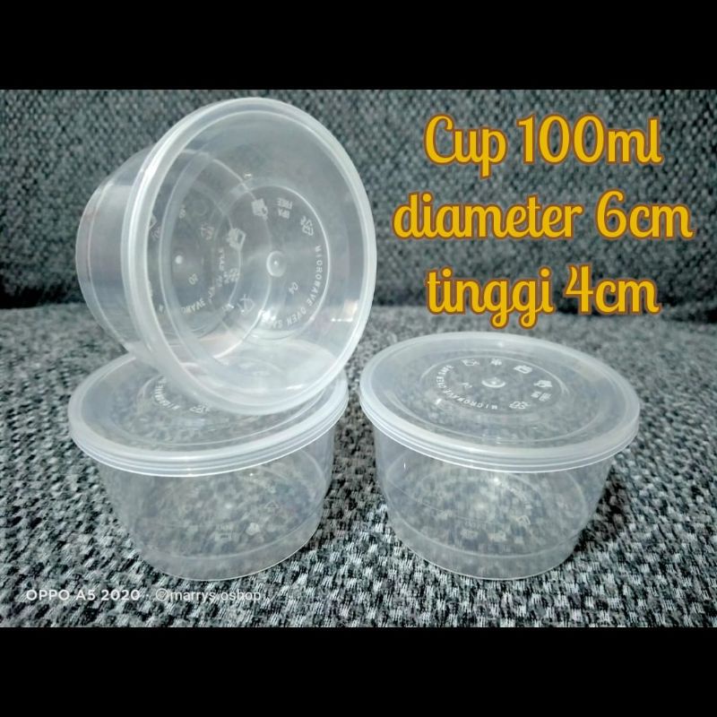 25pcs thinwall cup 100ml cup pudding cup saos