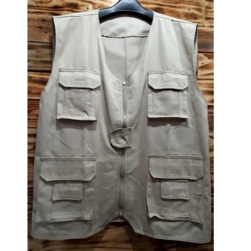 Rompi Outdoor Siaga Bencana/BPBD/Satgas Covid_19 Katun Krem,Tan, Coyote Brown