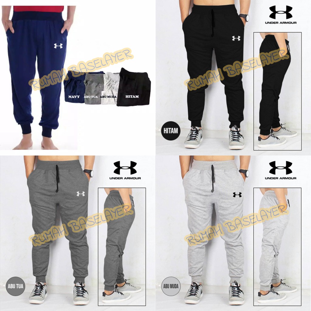 CELANA JOGGER PANTS PANJANG UNDERARMOUR GYM FITNESS CELANA JOGGER PANTS PANJANG UNDERARMOUR GYM FITNESS