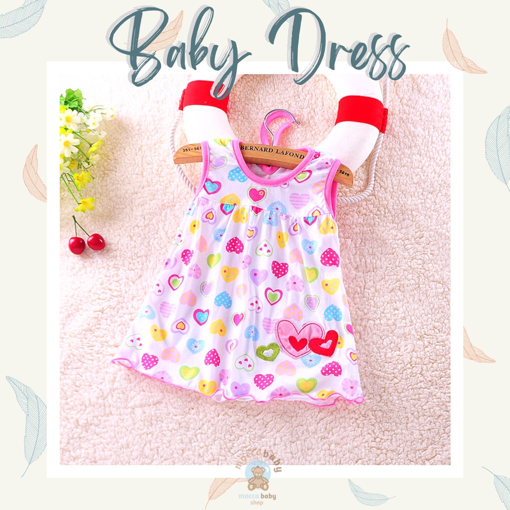 MBSS - Dress DEAR SUNNY Bayi Perempuan / Baju Bayi Cewek / Pakaian Bayi Perempuan Lucu / DS13