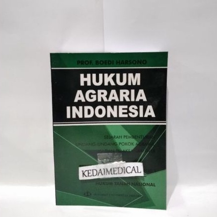 BUKU HUKUM AGRARIA INDONESIA BUDI HARSONO ( SEJARAH )