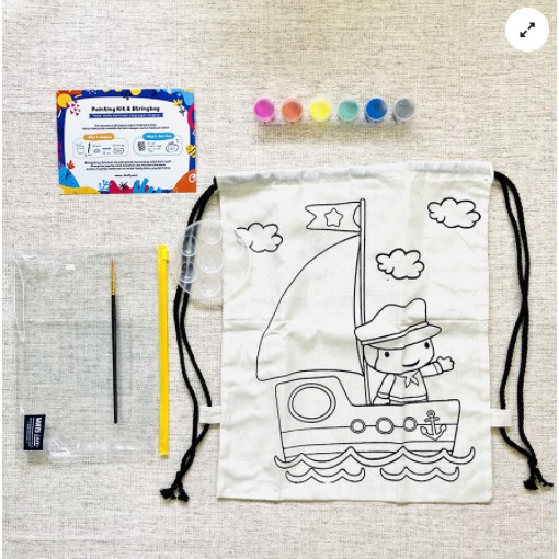 

MAINAN ANAK BELAJAR WARNA MELUKIS TAS PAINTING KIT UMUR 1 2 3 4 5 TAHUN CAT, KUAS, PALET SERI SAILOR
