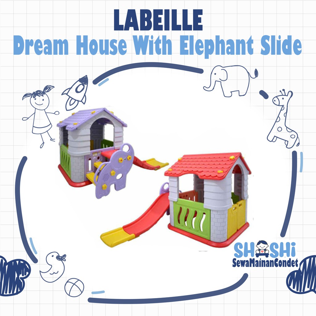 Sewa  Labeille Dream House With Elephant Slide