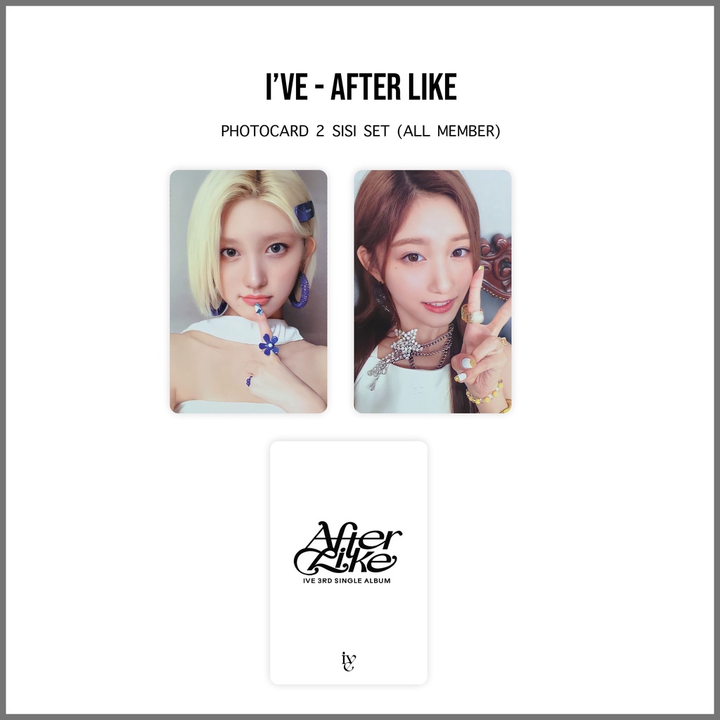 [SET] Photocard Ive After Like