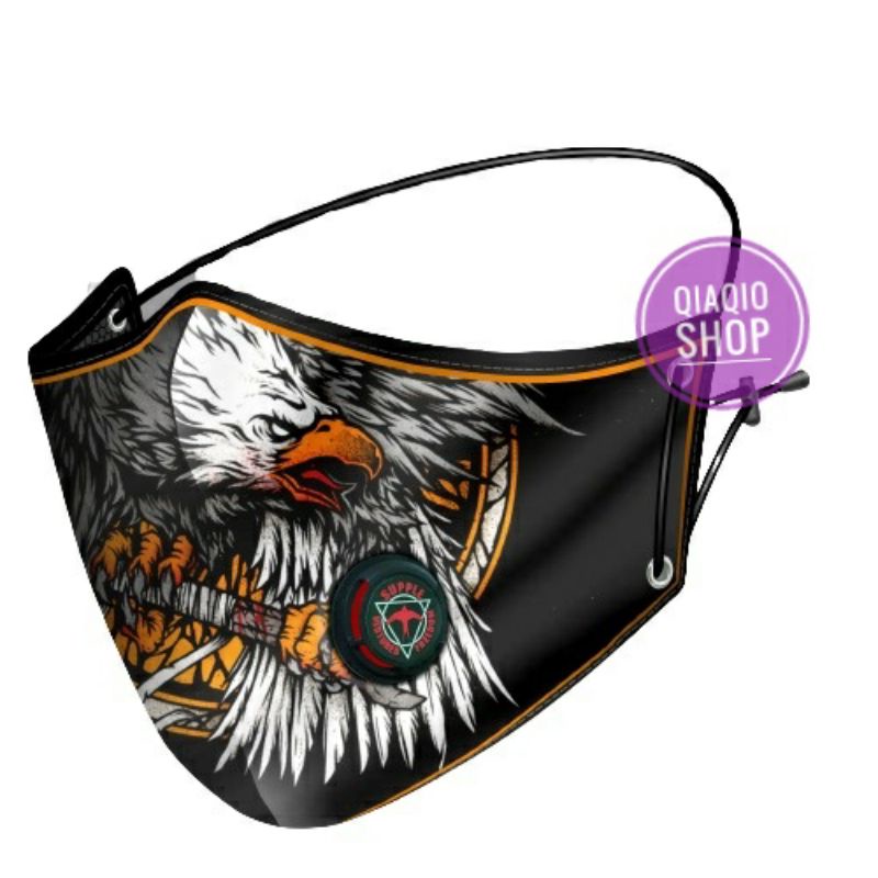masker motif tali || masker kain stylish || masker hijab