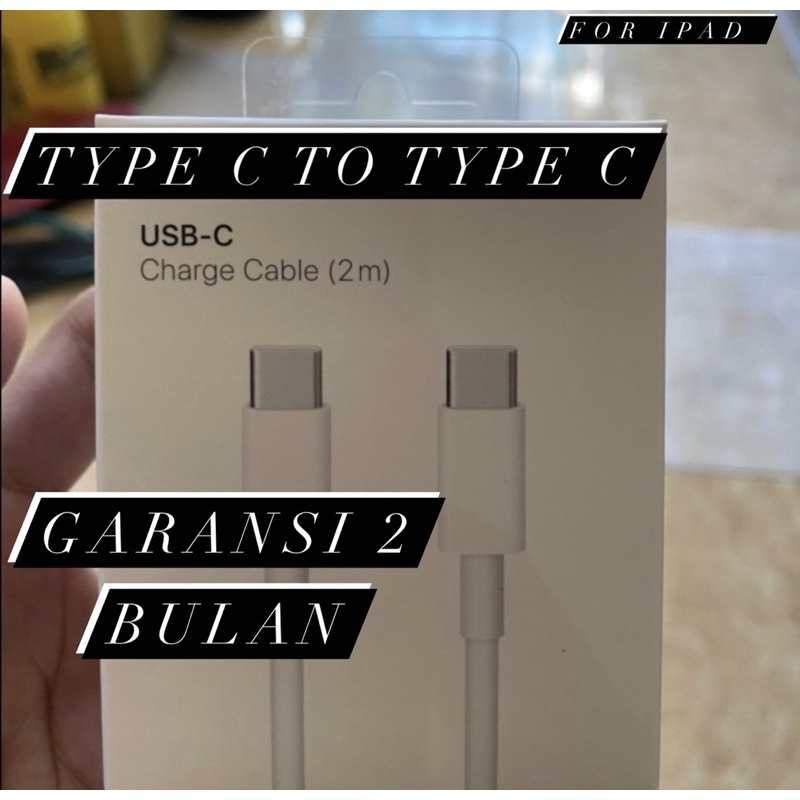 [instan/cod] CHARGER iPad MacBook USB tipe C to C ADAPTER 20 WATTi