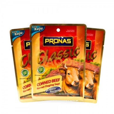 

Pronas Corned Beef Keju 50gr