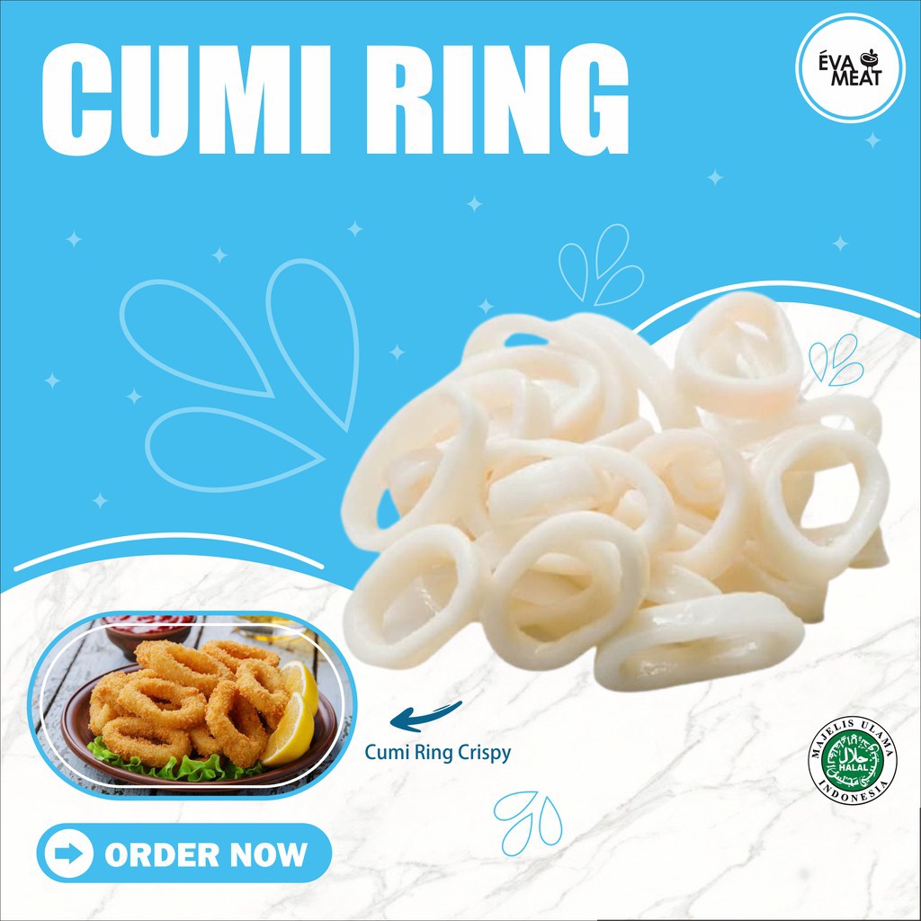 Cumi Ring / Calamari / Cumi Ring Kupas / Squid Ring / Calamari Ring / Cumi Cumi Ring Bandung