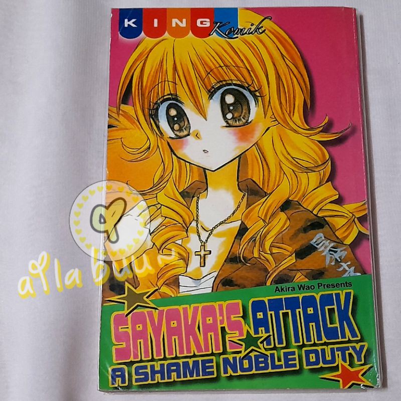 Sayaka's Attack A Shame Noble Duty Akira Wao One Shot Komik Manga Bekas Preloved