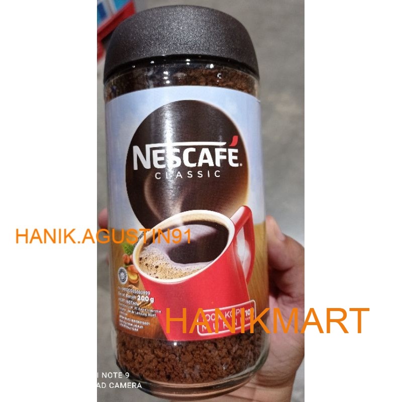 

Nescafe Classic Kopi Instant Kopi Hitam 200gr Jar HM91