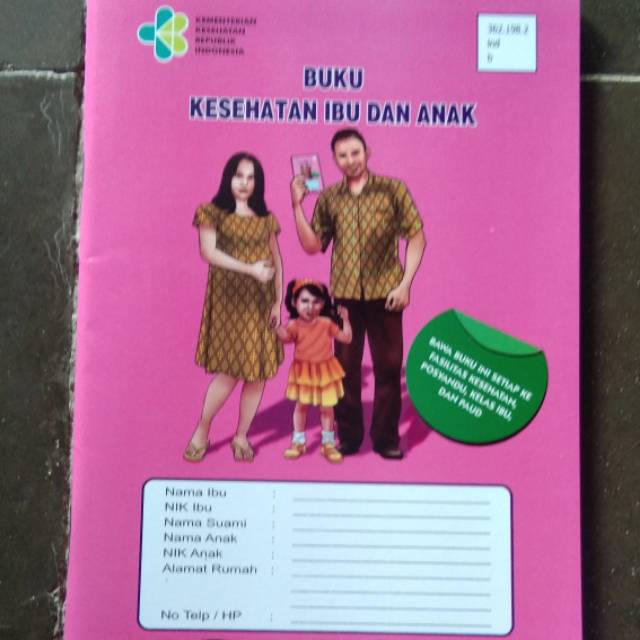 Buku Kia Kesehatan Ibu Dan Anak Untuk Pmb Buku Kehamilan Buku Pink Free Stiker P4k Shopee Indonesia