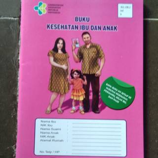 Buku KIA (kesehatan ibu dan anak) untuk PMB (buku kehamilan/buku pink) FREE STIKER P4K