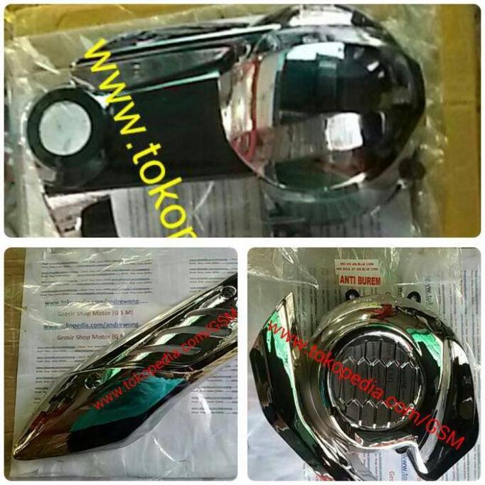 Paket Aksesories cover chrome chrome mio m3 seol gt blue core gsm07 Segera Beli