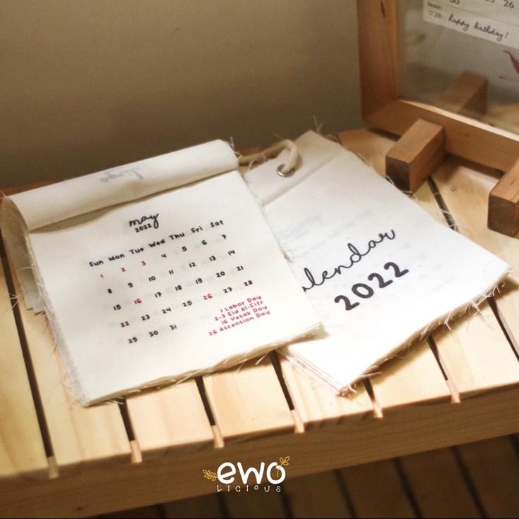 

[KODE HLKJZ] KALENDER KAIN 2022 2023 AESTHETIC | FABRIC CALENDAR