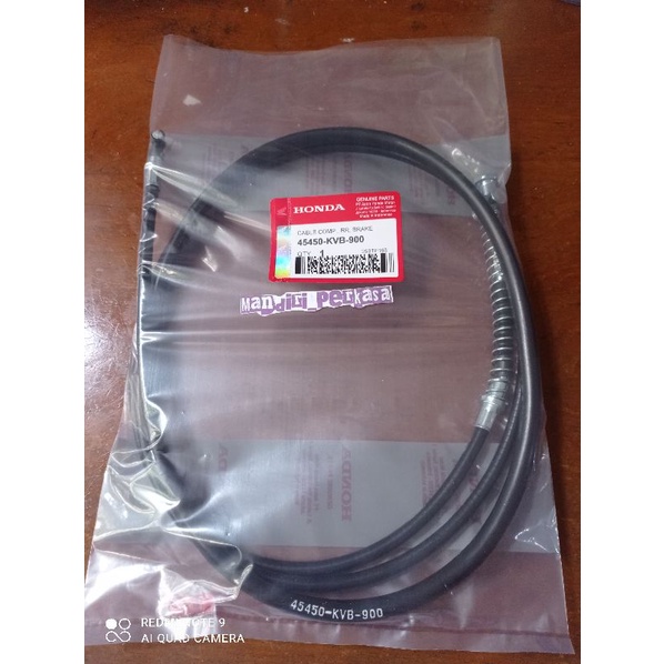 Kabel Tali Rem Brake Belakang Honda Matic New Fi Esp Non CBS Beat POP Street Series Vario 110 125