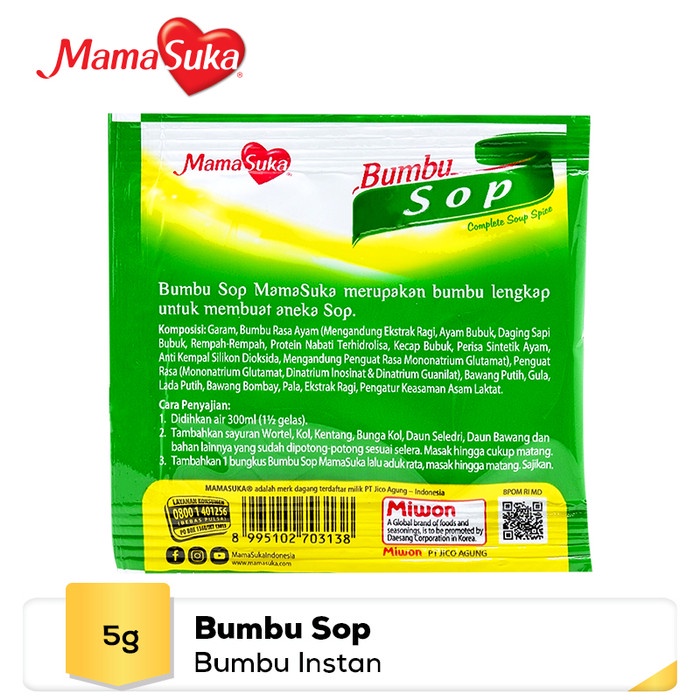 

Instan-Masak-Bumbu- Bundling Paket Serenceng Bumbu Kuah Sop 5 Gr - 10 Pcs -Bumbu-Masak-Instan.