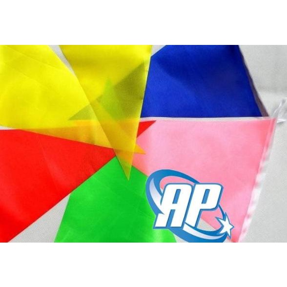 Bendera kain Segitiga/ Bendera Segitiga / Bendera Segitiga Warna-Warni