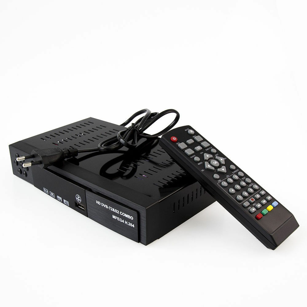 Combo STB Smart Digital Satellite TV Box Receiver 1080P DVB-T2 + DVB-S