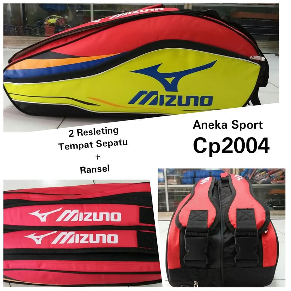 Tas Badminton Mizuno 2 Resleting