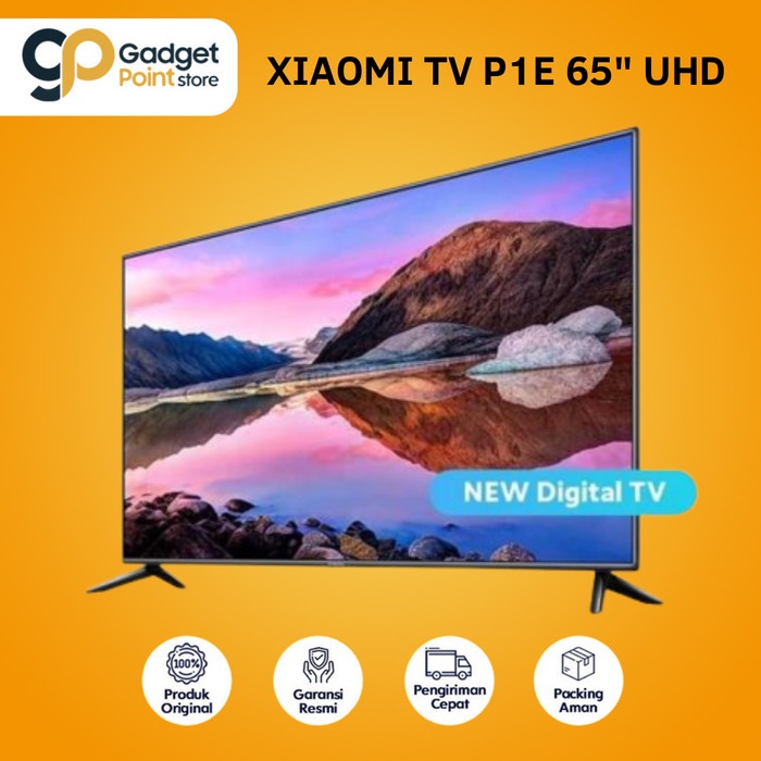 Xiaomi TV P1E Android Smart TV 65 inch 4K UHD Smart Home Control