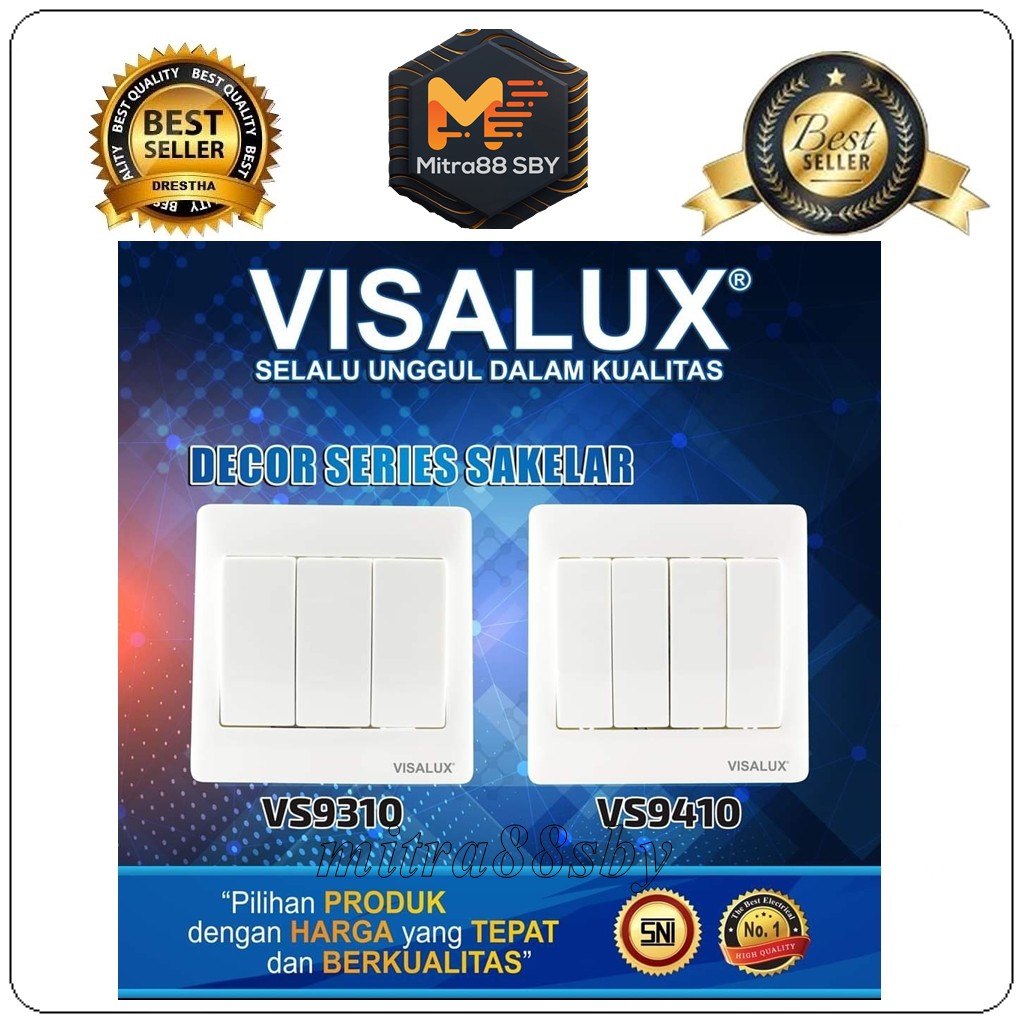 Mitra88sby saklar lampu tanam ib ( inbow ) model decor Visalux