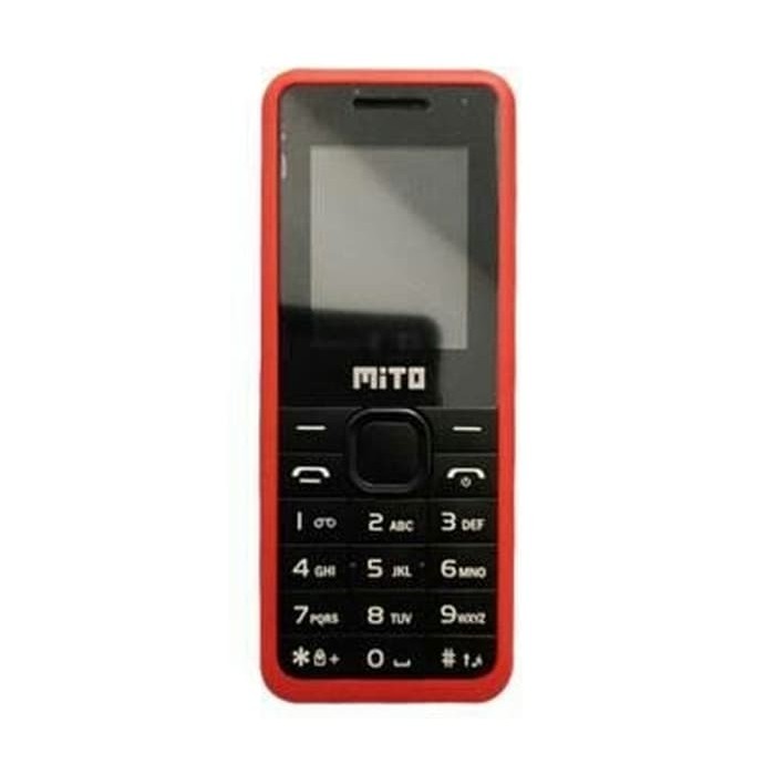 MITO 168 MERAH DUAL SIM CAMERA BLUETOOTH MP3 MP4 RADIO