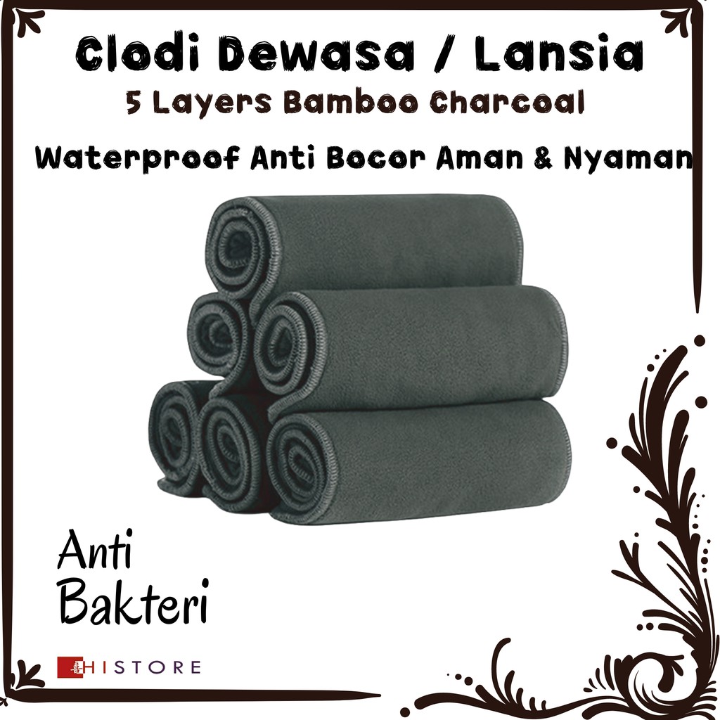 [HI]CLODI DEWASA &amp; INSERT POPOK KAIN DEWASA  POPOK LANSIA ADULT DIAPER WATERPROOF BAHAN PREMIUM