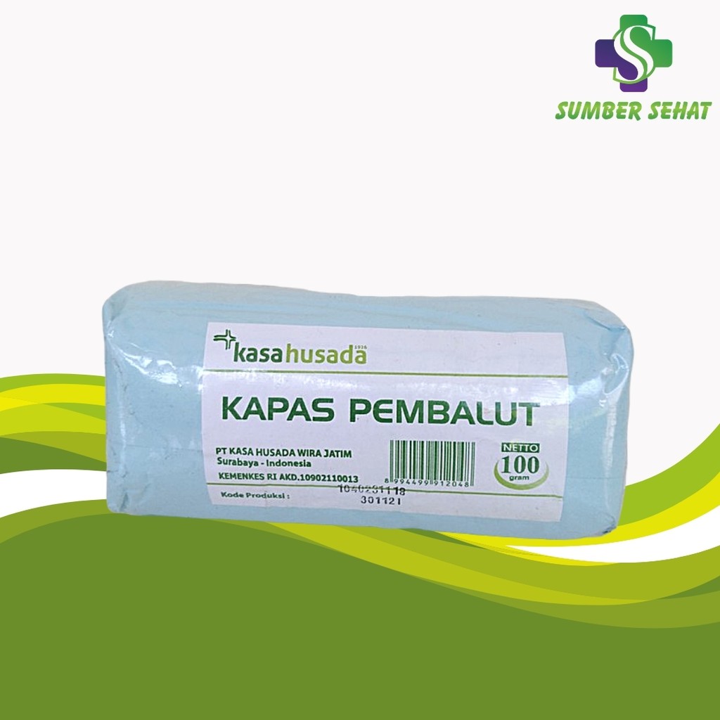 KAPAS PEMBALUT 100 GRAM HUSADA