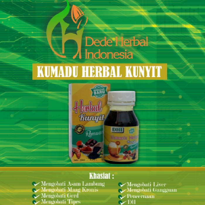 

Obat MAAG KRONIS & GERD Kumadu Herbal Kunyit - MMD1077