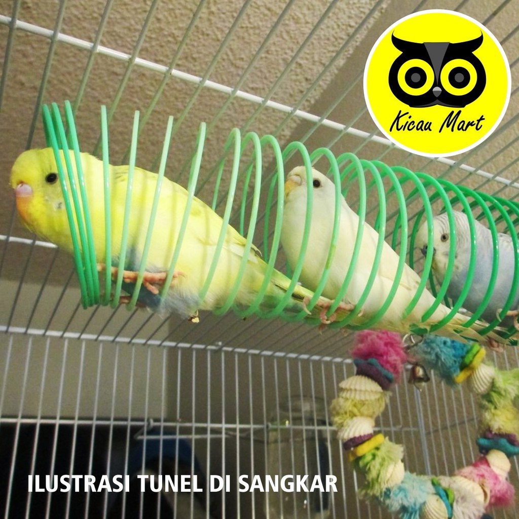 MAINAN PERCH TUNEL AKSESORIS KANDANG SANGKAR BURUNG LOVEBIRD SUGAR GLIDER HAMSTER MARMUT TUPAI PERCH