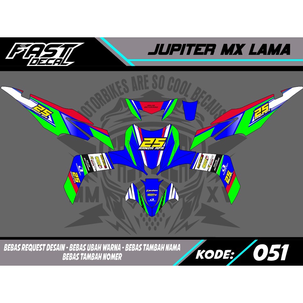 Decal jupiter mx lama 051