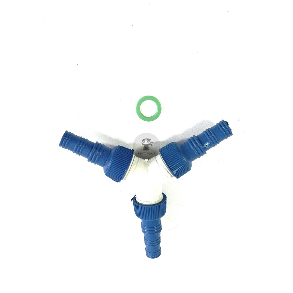 Sambungan Selang Plastik / Nepel Y 16mm