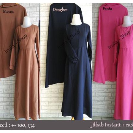GAMIS SET WOLFIS/GAMIS SYARI WOLFIS/GAMIS WOOLPEACH TRENDY