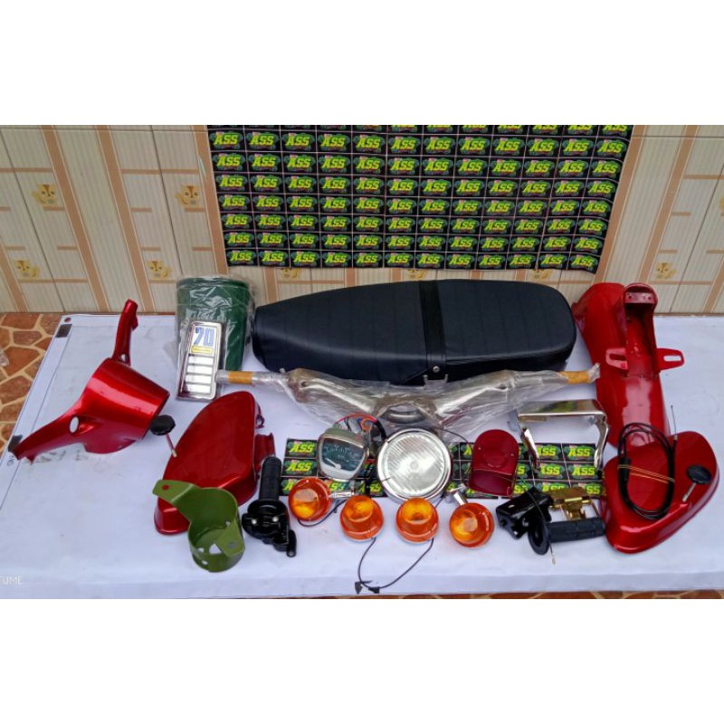 Paket hemat bodi C70 set gas spontan domino