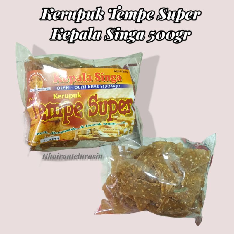 

KERUPUK TEMPE MENTAH KEPALA SINGA 500gr