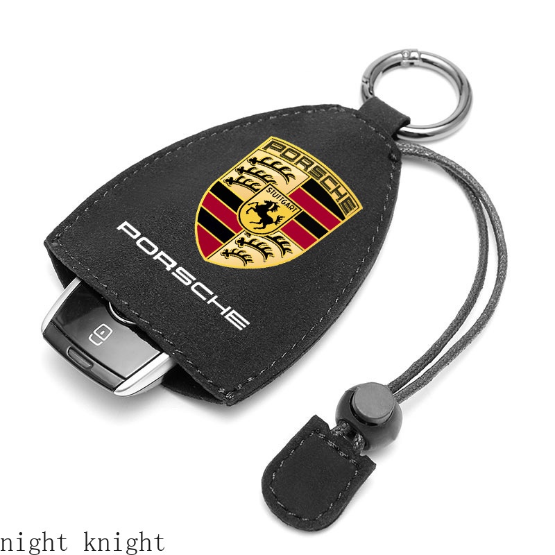 Suede Car key bag Universal fob for Porsche Car Key Case