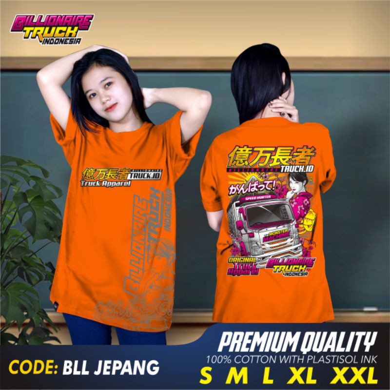 KAOS TRUCK JAPAN BILLIONAIRE TRUCK INDONESIA 100% ORIGINAL PRODUCT