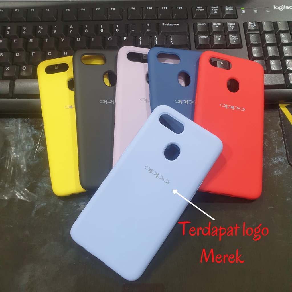 Silikon OPPO A15 A15s / Silikon OPPO A16 Soft Case Silicone Macaron Candy Rubber LOGO HP Anti Noda