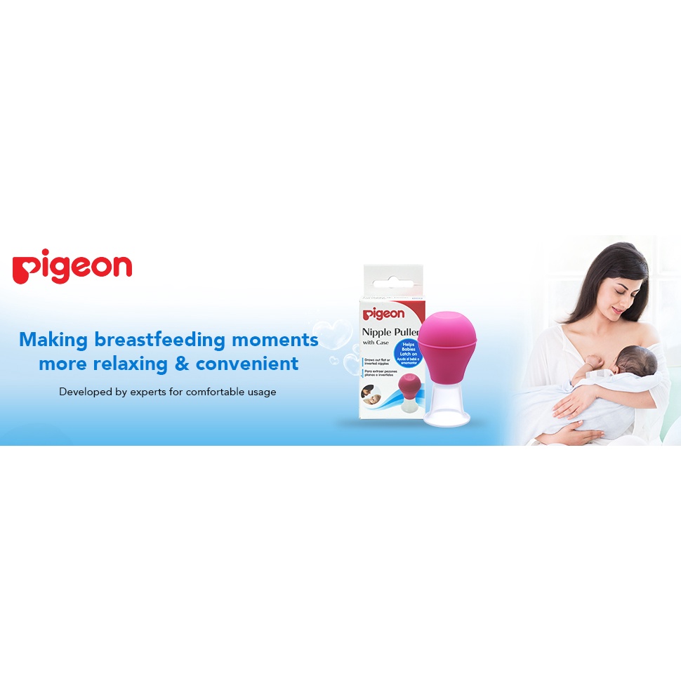 Pigeon Nipple Puller with Case - Alat Penarik Puting Susu + wadah - BPA FREE