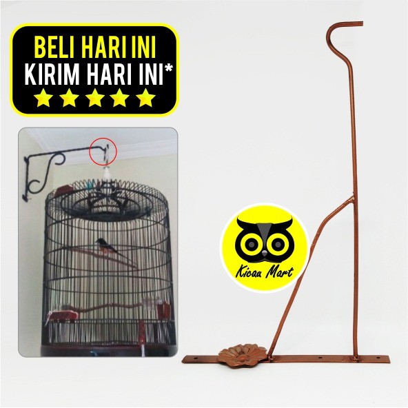Gantungan Tempel Polos Dinding Tembok Cantolan Sangkar Kandang