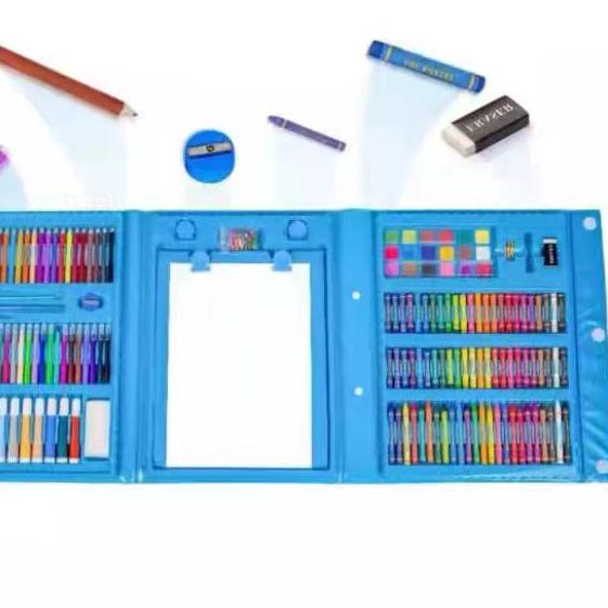 

POPULER MIISOO SET Crayon 208 PCS Set Pensil Warna Pastel Pensil Minyak warna untuk Melukis dan mewarnai.