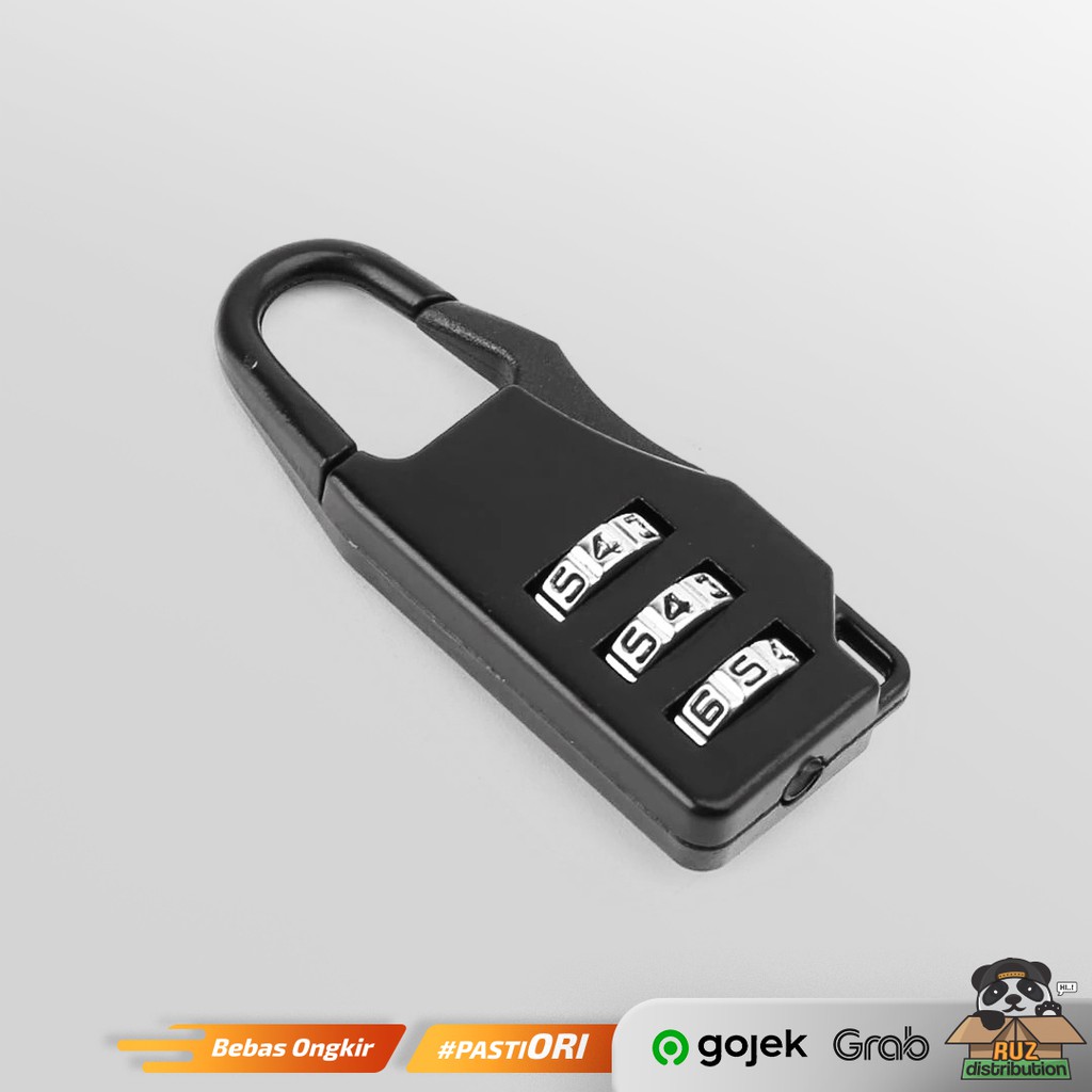 Kunci Gembok Swiss Cross - Keychain Lock - Padlock Kunci Tas Koper