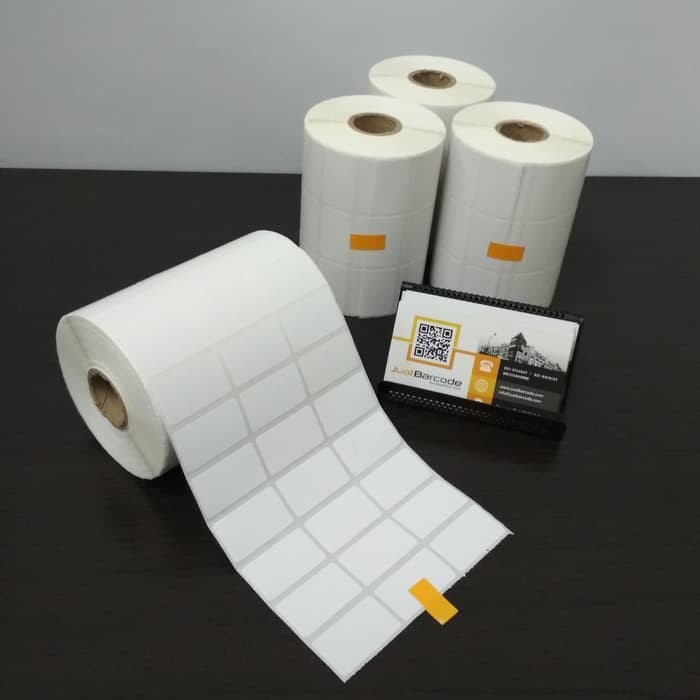 Label Barcode 33 x 19 mm - 33x19 mm - 33x19mm - ( 3 Line) - Kertas Sticker Label Semicoated-1
