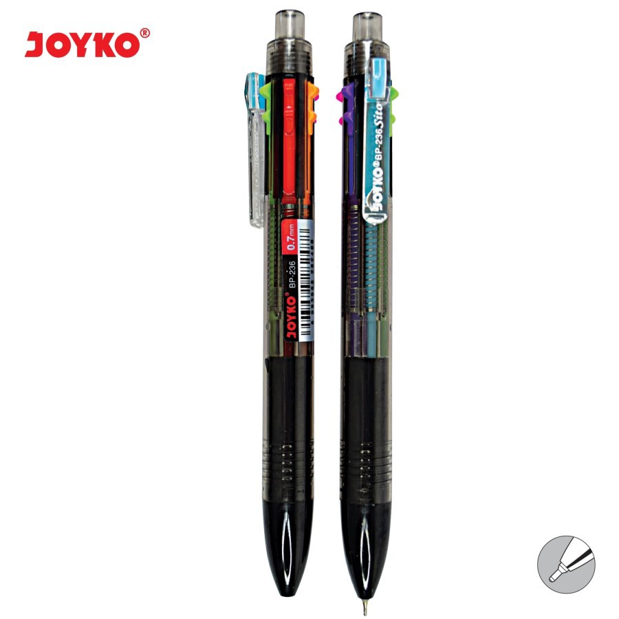 

Pulpen 6 Warna JOYKO BP-236 Sito 0.7 mm (1pc)