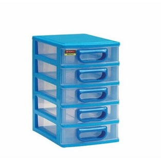 Lion Star EC-15 Estima Container Mini M5 Laci Plastik 5 Susun Serbaguna