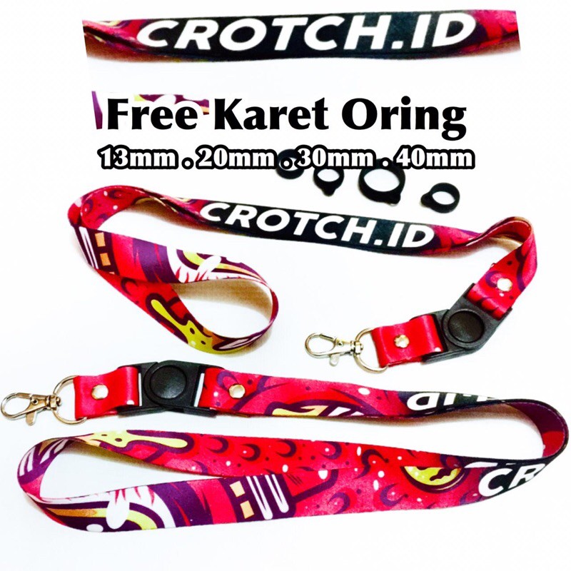 LANYARD MOTIF MURAH RANDOM / TIDAK BISA PILIH MOTIF